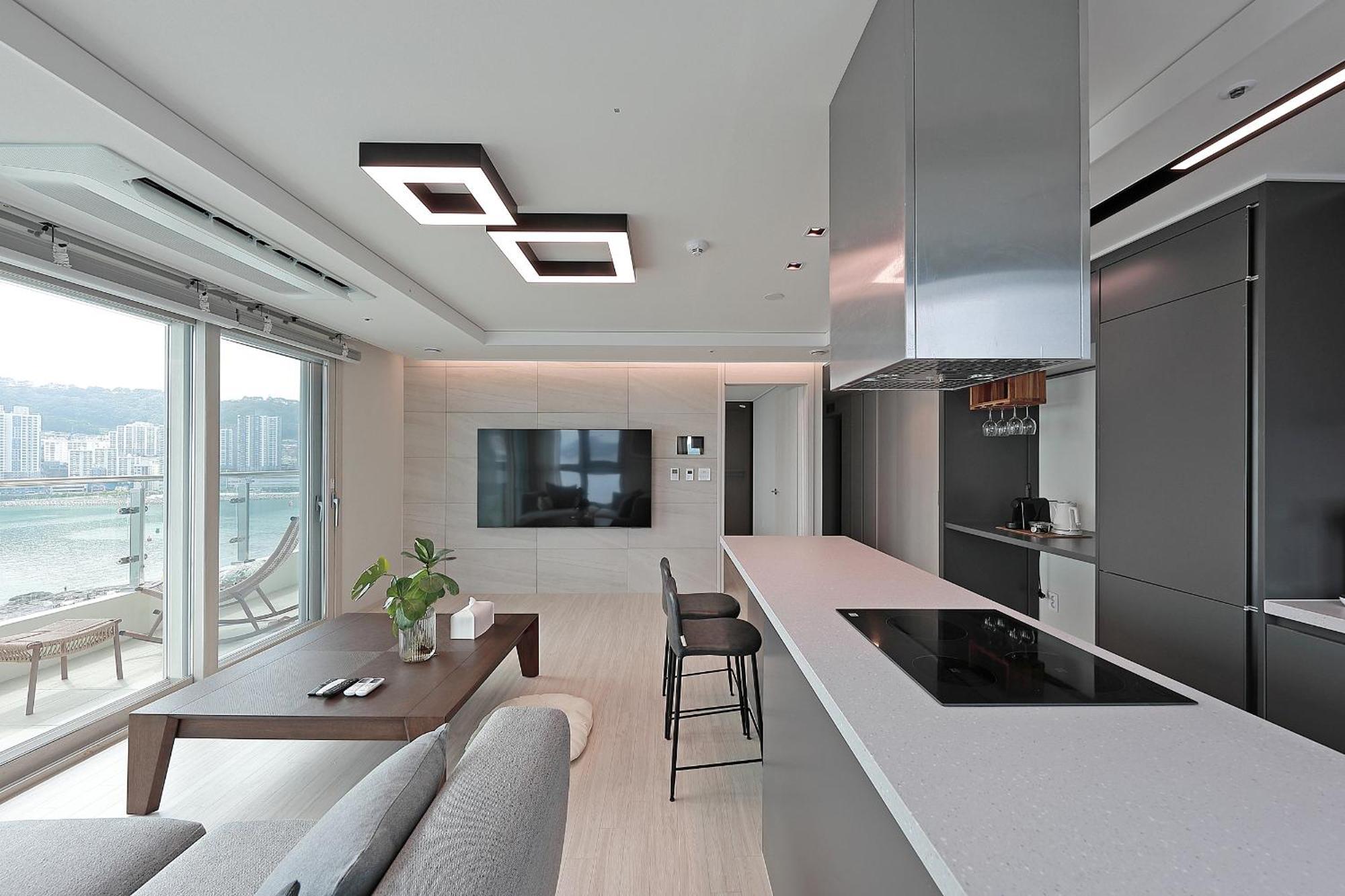 Апартаменты Elmomento Songdo Пусан Экстерьер фото